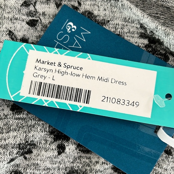 The Market & Spruce Karsyn High-Low Hem Midi Dress - Picture 6 of 6